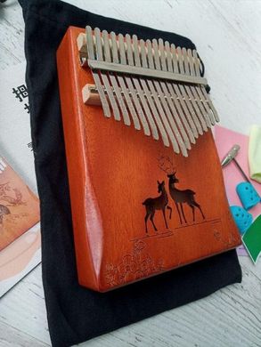 Музичний інструмент Калімба 17 key Kalimba Brown Deer 2