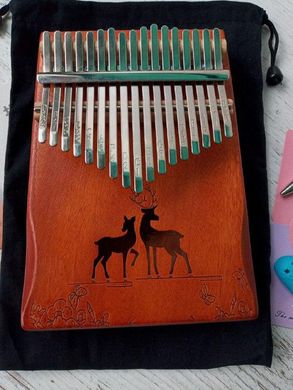 Музичний інструмент Калімба 17 key Kalimba Brown Deer 2