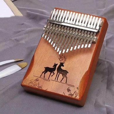 Музичний інструмент Калімба 17 key Kalimba Brown Deer 2