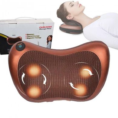 Масажер з підігрівом для спини і шиї масажна подушка Massage pillow GHM 8028