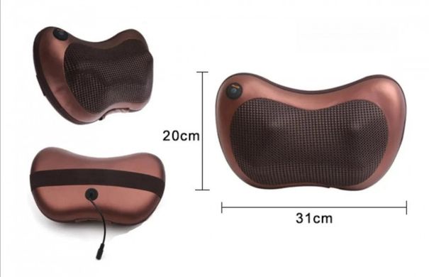 Масажер з підігрівом для спини і шиї масажна подушка Massage pillow GHM 8028