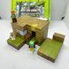 Магнитный конструктор 100 блоков + 3 фигурки MY PLANET / Магнитные блоки в стиле Minecraft со 100 деталями