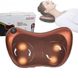 Масажер з підігрівом для спини і шиї масажна подушка Massage pillow GHM 8028