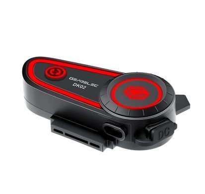 Мотоциклетна Bluetooth-гарнітура GEARELEC DK02 Bluetooth 5.3 з RGB підсвічуванням та функцією шумозаглушення