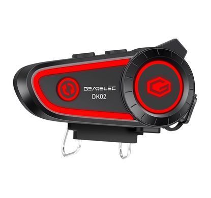 Мотоциклетна Bluetooth-гарнітура GEARELEC DK02 Bluetooth 5.3 з RGB підсвічуванням та функцією шумозаглушення