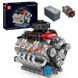 Конструктор Mould King Двигун Chevy LSX454 V8 із Моторизацією, 487 деталей