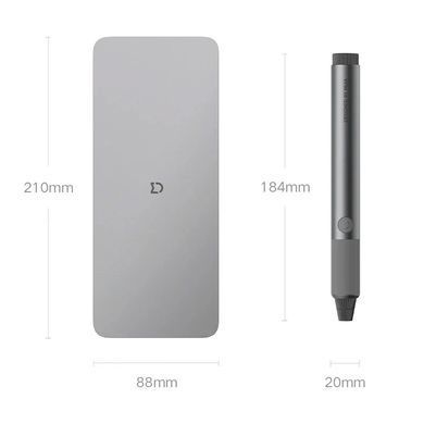 Гравер-ручка Акумуляторна Xiaomi Mijia Electric Grinding Pen з 16 насадками в кейсі