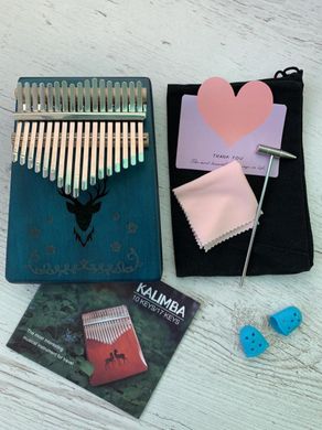 Музичний інструмент Калімба 17 key Kalimba Blue Deer