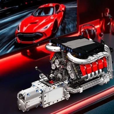 Конструктор Mould King Двигатель V8 \ 10203 Mercedes-Benz, 1169 деталей