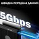 Внешний оптический DVD/CD привод USB 3.0 Type-C с кардридером и USB-хабом Черный