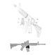 Накладка типу FAB Defense Ar 15 Ручка перенесення вогню шахта магазину Койот