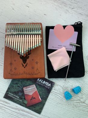 Музичний інструмент Калімба 17 key Kalimba Brown Deer