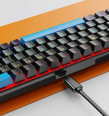 Дротова механічна клавіатура SKYLION K68 з RGB підсвічуванням