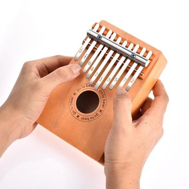 Музичний інструмент Калімба 10 key Kalimba Brown дерев'яна (16х11х4,3 см)