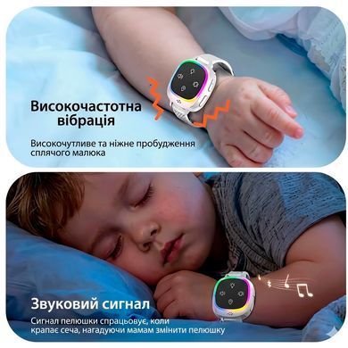 Беспроводной сигнализатор детского намокания Часы от недержания с LED-индикацией