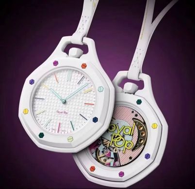 Карманные дизайнерские часы Swatch Royal Pop, 1:1 цвет White Multi