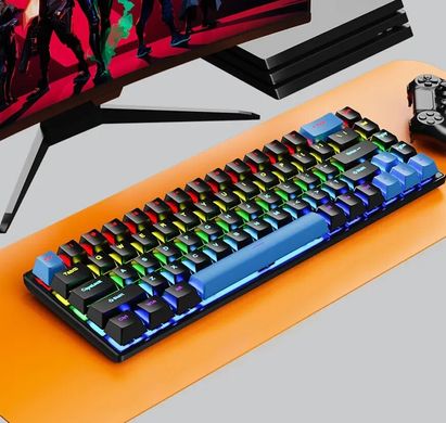 Дротова механічна клавіатура SKYLION K68 з RGB підсвічуванням