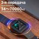 Ультразвуковий браслет із функцією годинника для захисту від комарів Type-C Чорний