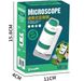 Розвиваючий дитячий міні-кишеньковий мікроскоп зі світлодіодним підсвічуванням 60-180x Green