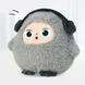 Интерактивная Плюшевая Игрушка BOBO с AI, голосом и LED глазами Компаньон с искусственным интеллектом для игры и обучения USB Серый