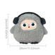 Интерактивная Плюшевая Игрушка BOBO с AI, голосом и LED глазами Компаньон с искусственным интеллектом для игры и обучения USB Серый