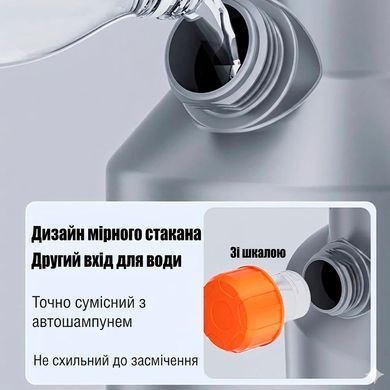 Опрыскиватель Пенообразователь 2л LEIBOO Электрический пеногенератор Пенник для ухода за автомобилем USB 2600 мАч Серый