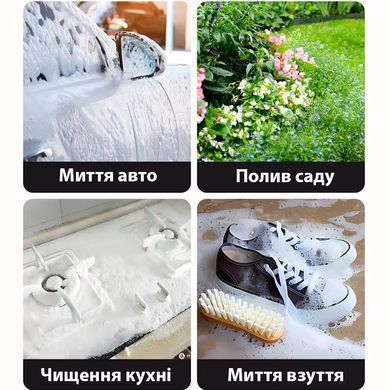 Опрыскиватель Пенообразователь 2л LEIBOO Электрический пеногенератор Пенник для ухода за автомобилем USB 2600 мАч Серый
