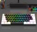 Проводная игровая клавиатура 7KEYS с RGB подсветкой, мини-клавиатура с 61 клавишей Black