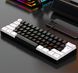 Проводная игровая клавиатура 7KEYS с RGB подсветкой, мини-клавиатура с 61 клавишей Black