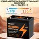 Аккумулятор LiFePO4 MFUZOP-04 12,8V 100Ah с BMS, литий-железо-фосфатная батарея для ИБП, RV, солнечных систем, ток разряда 100A