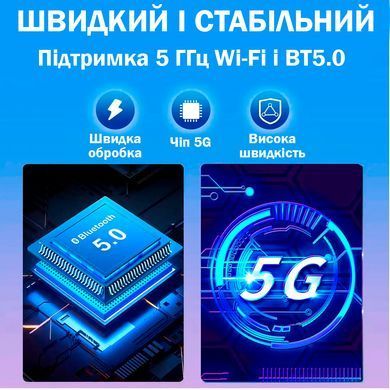 Адаптер Автомобильный Carplay Беспроводной Apple CarPlay и Android Auto 2в1 USB 5G WiFi Bluetooth для авто Черно-Серый