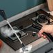 Ручний Пароочисник з насадками та 3 режимами 2500 Вт для очищення кондиціонера, витяжки, автомобільного скла 1600 мл Чорний