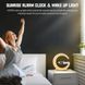 Настольная смарт лампа ночник RGB G-Smart Light с беспроводной зарядкой 15W и Bluetooth колонкой 3W Черная