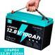 Аккумулятор LiFePO4 ECOBOSS 12.8V 100Ah с BMS, литий-железо-фосфатная батарея для автономного питания, солнечных систем, ИБП, RV