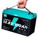 Аккумулятор LiFePO4 ECOBOSS 12.8V 100Ah с BMS, литий-железо-фосфатная батарея для автономного питания, солнечных систем, ИБП, RV
