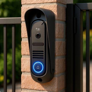 Ведущий видеодомофон SPREEST 7"+5 RFID карт для дома с углом обзора 105&deg; и защитой от воды IP55