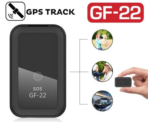 Магнитный Gps Трекер маячок для отслеживания WIFI + LBS + GPS GF22 / Контроль за передвижением авто, детей