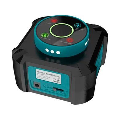 Ультразвуковий відлякувач гризунів та комах Ultrasonic UR05 Чорно-зелений