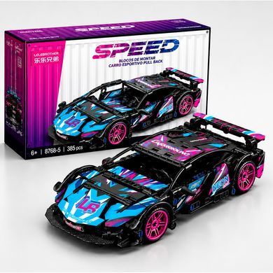 Машинка конструктор Lamba CyberPunk 1:18 на 385 деталей