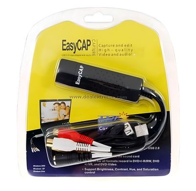 Зовнішня карта захоплення Easy CAPture D-0941 аудіо та відео 720P USB 2.0 VCD, DVD, AVI, WMV