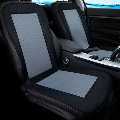 Автомобильная охлаждающая подушка-накидка на сиденье 12V с 8 вентиляторами и 3D-сеткой