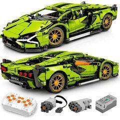 Конструктор машинка техник Lamborghini в масштабе 1:14 автомобильный набор для сборки ламборджини 1314+ деталей