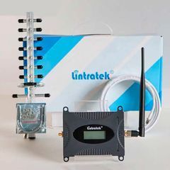 Підсилювач мобільного зв'язку Lintratek 2100 Mhz підсилювач сигналу GSM 3G для мобільного інтернету Чорний