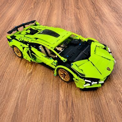 Конструктор машинка техник Lamborghini в масштабе 1:14 автомобильный набор для сборки ламборджини 1314+ деталей