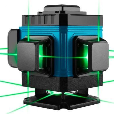Аккумуляторный лазерный уровень нивелир 4D (16 линий) в кейсе IP54