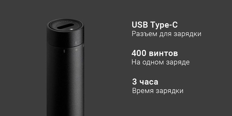 Електровикрутка Xiaomi MiJia Electric Screwdriver Kit 24в1 (24 насадки) KS-8829