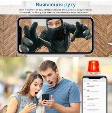 Міні-камера Jigayao у формі детектора диму для охорони будинку з віддаленим доступом 1080P Білий