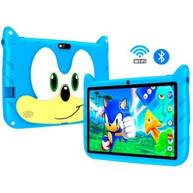 Планшет дитячий Q Kids Tablets 2/32Гб 4000 мАг з захисним чохлом Android для дітей для ігор Блакитний