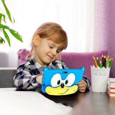 Планшет дитячий Q Kids Tablets 2/32Гб 4000 мАг з захисним чохлом Android для дітей для ігор Блакитний