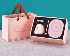 Чашка з підігрівом на USB підставці (до +55 ° С) Lucky style 380 мл Pink